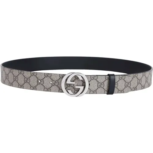 Ebony Belt , male, Sizes: 90 CM - Gucci - Modalova