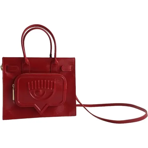 Rote Synthetische Damenhandtasche - Chiara Ferragni Collection - Modalova