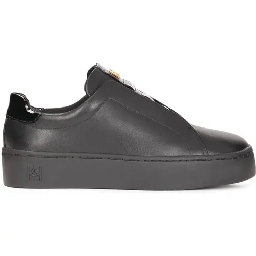 Damen bequeme schwarze Kornleder-Sneaker , Damen, Größe: 38 EU - Kazar - Modalova