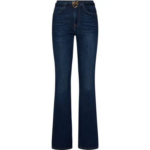 Flared Jeans , Damen, Größe: W31 - pinko - Modalova