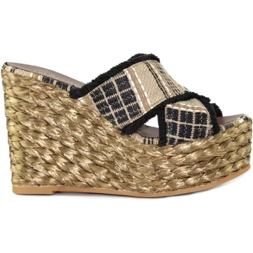 Wedges , female, Sizes: 3 UK - Espadrilles - Modalova