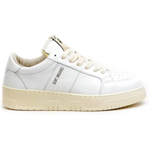 Weiße Leder Golfschuhe , Damen, Größe: 38 EU - Saint Sneakers - Modalova