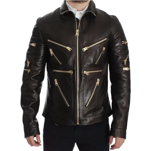 Leather Jackets Dolce & Gabbana - Dolce & Gabbana - Modalova
