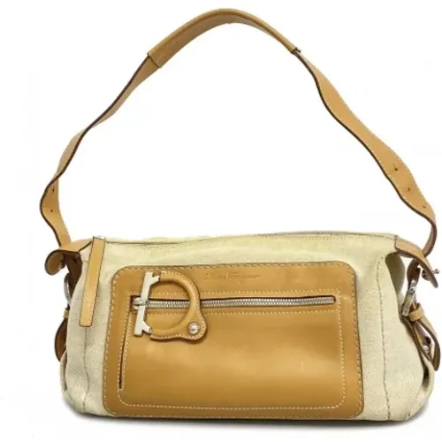 Pre-owned Canvas shoulder-bags , female, Sizes: ONE SIZE - Salvatore Ferragamo Pre-owned - Modalova