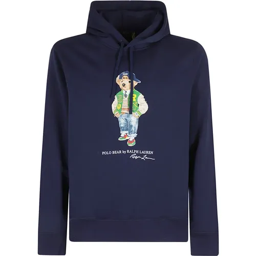 Bären Hoodie Pullover , Herren, Größe: S - Ralph Lauren - Modalova