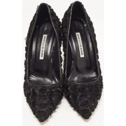 Pre-owned Lace heels , female, Sizes: 6 UK - Manolo Blahnik Pre-owned - Modalova