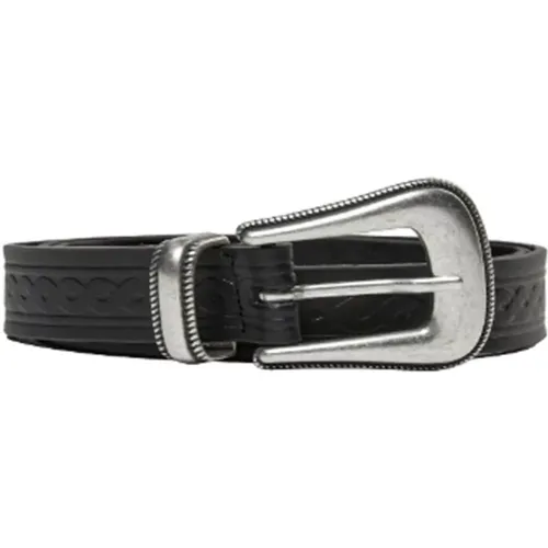 Vintage Embossed Belt , female, Sizes: 75 CM, 95 CM - MOS MOSH - Modalova