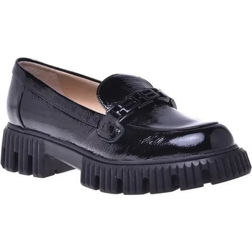 Loafers in naplak , female, Sizes: 5 UK, 4 UK, 3 1/2 UK, 7 UK, 3 UK, 8 UK - Baldinini - Modalova