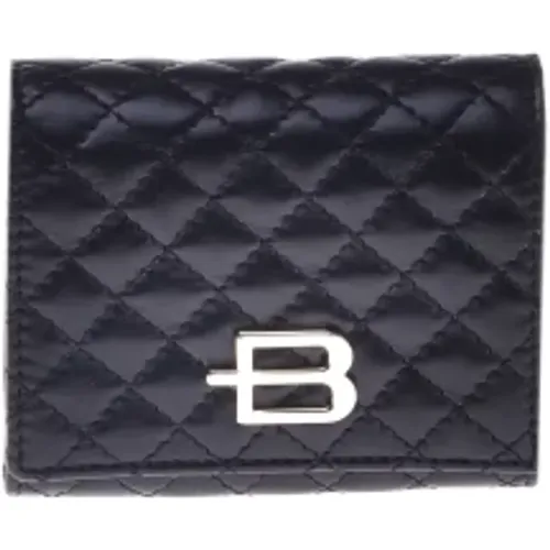 Wallet in quilted leather leather , female, Sizes: ONE SIZE - Baldinini - Modalova