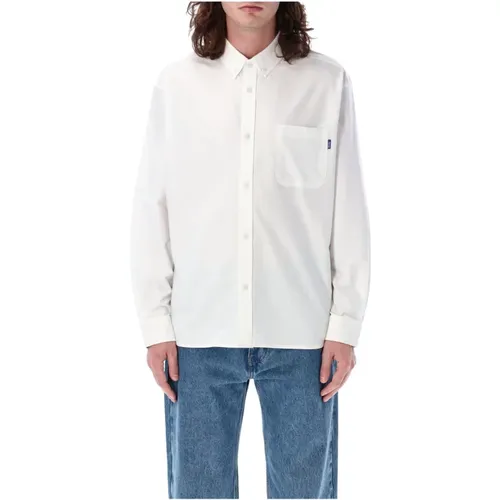 Oxford Embroidered Shirt , male, Sizes: L, XL, M, S - Awake NY - Modalova