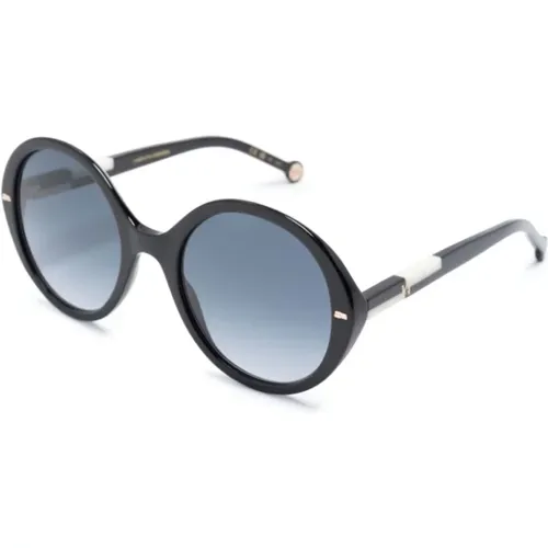 Schwarze Sonnenbrille mit Original-Etui - Carolina Herrera - Modalova