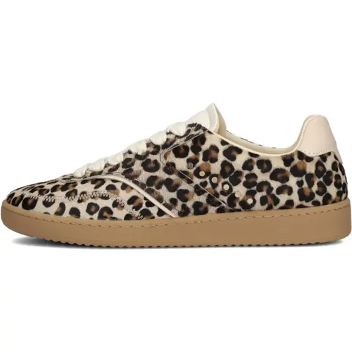 Leopardenmuster Low Top Sneakers , Damen, Größe: 37 EU - Nubikk - Modalova