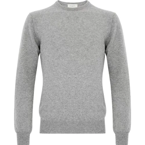 Cashmere Grey Sweater , male, Sizes: M, L - Piacenza 1733 - Modalova