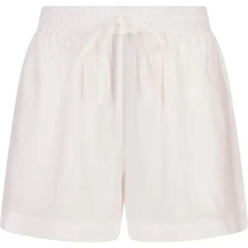 Silk Elasticated Waistband Shorts , female, Sizes: S, XS, M - P.a.r.o.s.h. - Modalova