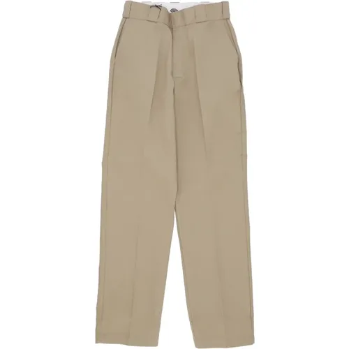 Khaki Arbeitspantalon Lange Hose , Damen, Größe: W30 L32 - Dickies - Modalova