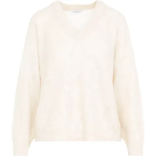 Neutrale Strickpullover Aw24 - BRUNELLO CUCINELLI - Modalova