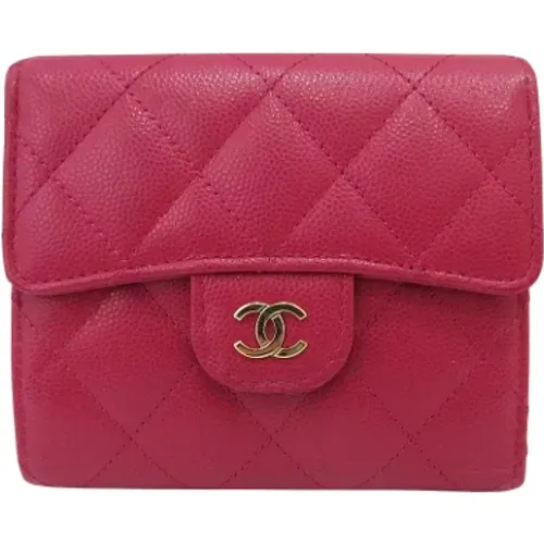 Pre-owned Leather wallets , female, Sizes: ONE SIZE - Chanel Vintage - Modalova