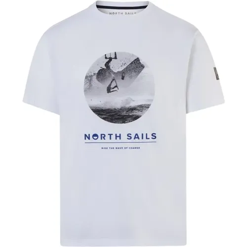 Kitesurf Print T-shirt , Herren, Größe: M - North Sails - Modalova
