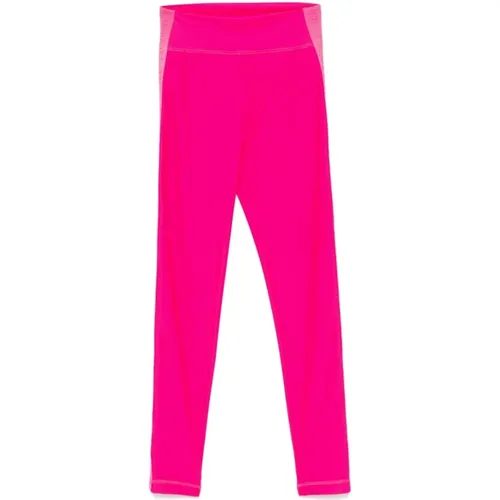 Fuchsia Leggings for Women , female, Sizes: 3XS, 2XS, XS, S - Versace Jeans Couture - Modalova