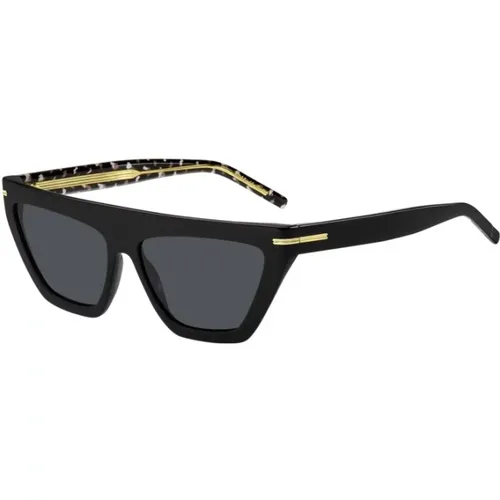 Frame Grey Lens Sunglasses , unisex, Sizes: 58 MM - Hugo Boss - Modalova