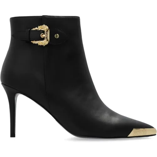 Schwarze Stiefel ***cv , Damen, Größe: 40 EU - Versace Jeans Couture - Modalova