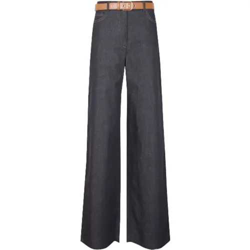 Cobalto Wide Jeans für Frauen , Damen, Größe: XS - Max Mara Studio - Modalova