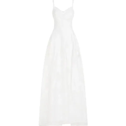 Linen Long Dress , female, Sizes: 2XS - Ermanno Scervino - Modalova