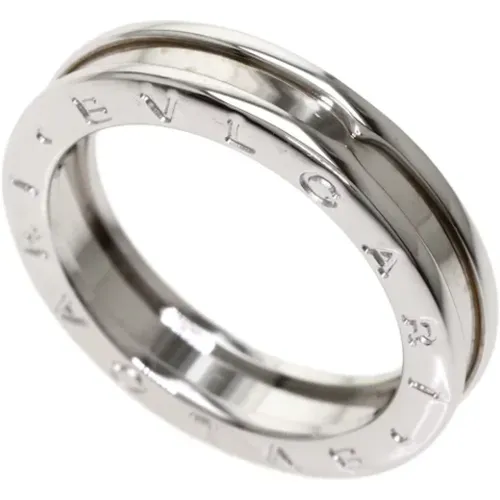 Pre-owned White Gold rings , female, Sizes: ONE SIZE - Bvlgari Vintage - Modalova