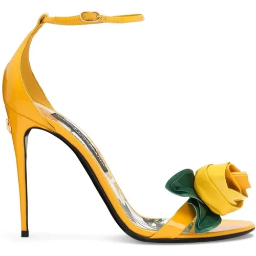 Multicolour Sandals for Women , female, Sizes: 6 UK, 5 1/2 UK, 3 UK, 4 UK - Dolce & Gabbana - Modalova
