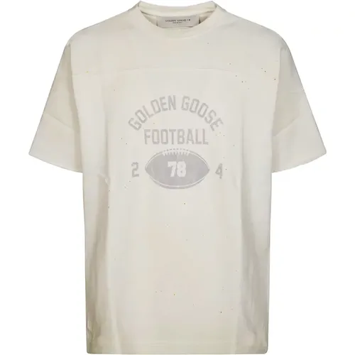 Vintage Football T-shirt - Golden Goose - Modalova