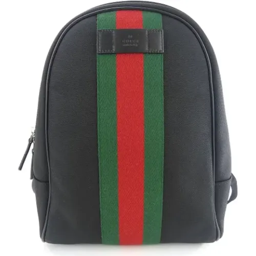 Pre-owned Canvas backpacks , female, Sizes: ONE SIZE - Gucci Vintage - Modalova