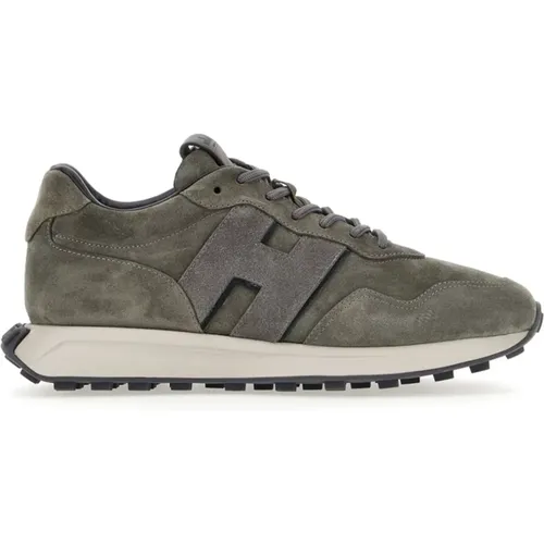 Grey Sneakers for Men , male, Sizes: 10 UK - Hogan - Modalova