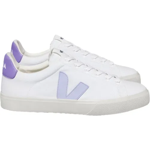Campo Canvas Sneakers in /Light Blue/Lilac , male, Sizes: 3 UK - Veja - Modalova