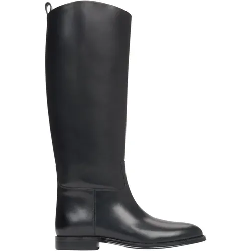 Women's Knee-High Boots with a Wide Shaft made of Genuine Leather Er00115870 , female, Sizes: 5 UK, 4 UK, 3 UK, 2 UK - Estro - Modalova