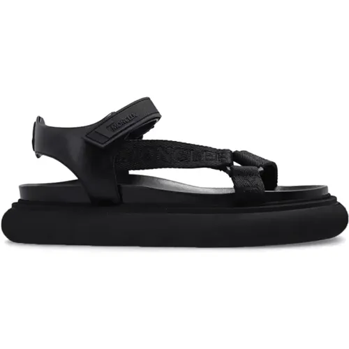 Flat Sandals , female, Sizes: 3 UK, 2 UK, 4 UK - Moncler - Modalova