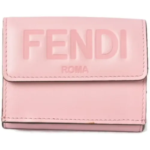 Pre-owned Leather wallets , female, Sizes: ONE SIZE - Fendi Vintage - Modalova