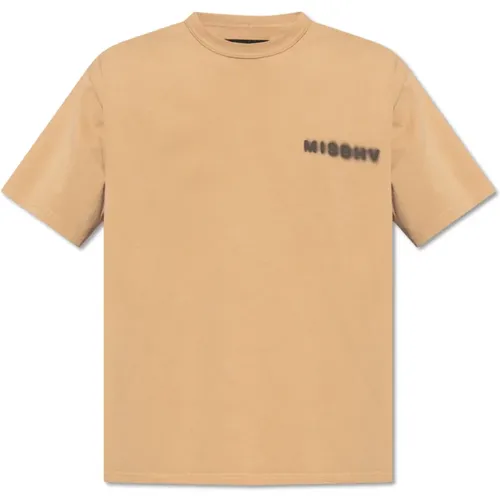 T-Shirt mit Logo , Herren, Größe: XS - Misbhv - Modalova