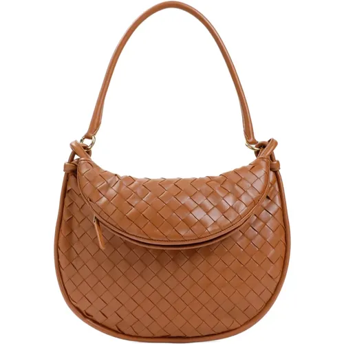 Leather Gemelli Handbag , female, Sizes: ONE SIZE - Bottega Veneta - Modalova