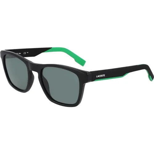 Stylische Sonnenbrille,Sportliche Sonnenbrille,Blaue Sonnenbrille L6018S-424,Grüne Sonnenbrille L6018S-301,Stylische Sonnenbrille schwarzes Gestell - Lacoste - Modalova