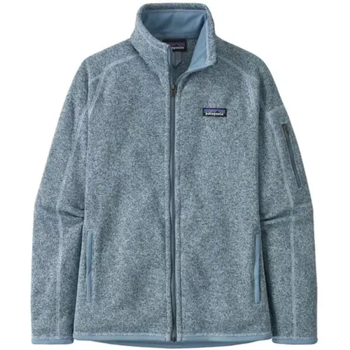 Steam Blue Fleece Jacket , female, Sizes: XS, L - Patagonia - Modalova