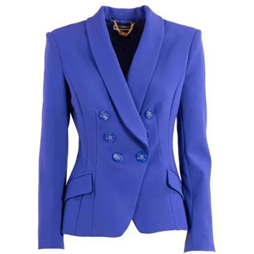 Blazer for Women Ss24 , female, Sizes: 2XL - Elisabetta Franchi - Modalova