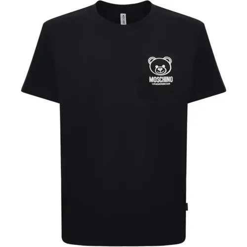 T-Shirts , Herren, Größe: XS - Moschino - Modalova