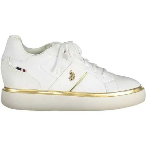 Logo Lace-Up Sneakers , female, Sizes: 6 UK, 5 UK, 3 UK, 8 UK, 7 UK, 4 UK - U.s. Polo Assn. - Modalova