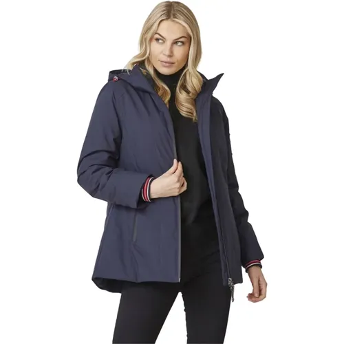 Functional Jacket with Ribbed Cuffs and Relaxed Fit , female, Sizes: L - Junge - Modalova