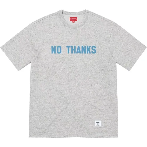 Exclusive No Thanks Top Heather Grey , male, Sizes: M, L - Supreme - Modalova