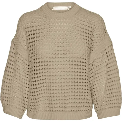 Cool Hole Pattern Knit Sweater , Damen, Größe: L - InWear - Modalova