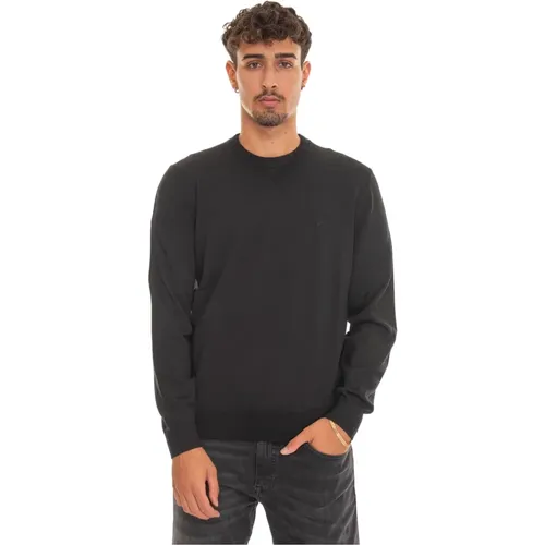 Klassischer V-Ausschnitt Pullover , Herren, Größe: L - Boss - Modalova