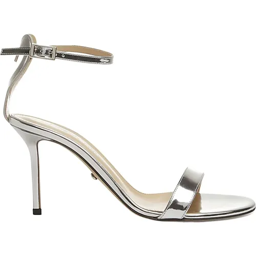 Silver Sandals for Women , female, Sizes: 3 1/2 UK, 5 UK, 3 UK, 5 1/2 UK, 7 UK, 4 UK, 4 1/2 UK - Mach & Mach - Modalova