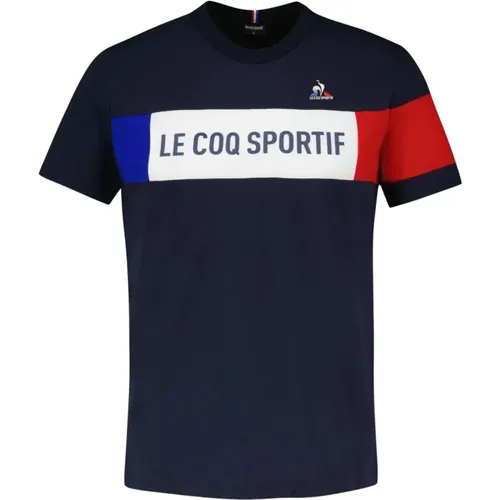 T-Shirts , male, Sizes: S, L - Le Coq Sportif - Modalova