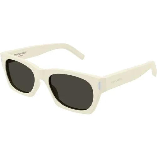 New Wave Rechteckige Sonnenbrille , unisex, Größe: 54 MM - Saint Laurent - Modalova